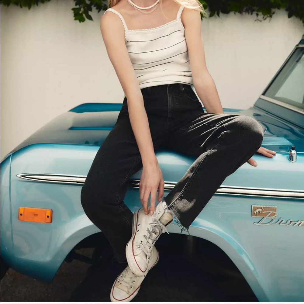 Madewell Perfect Vintage Straight Jean in Lunar